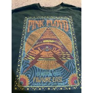 Pink Floyd Filmore East 1970 Psychedelic Graphic T-Shirt Rock Band Tee VTG Style